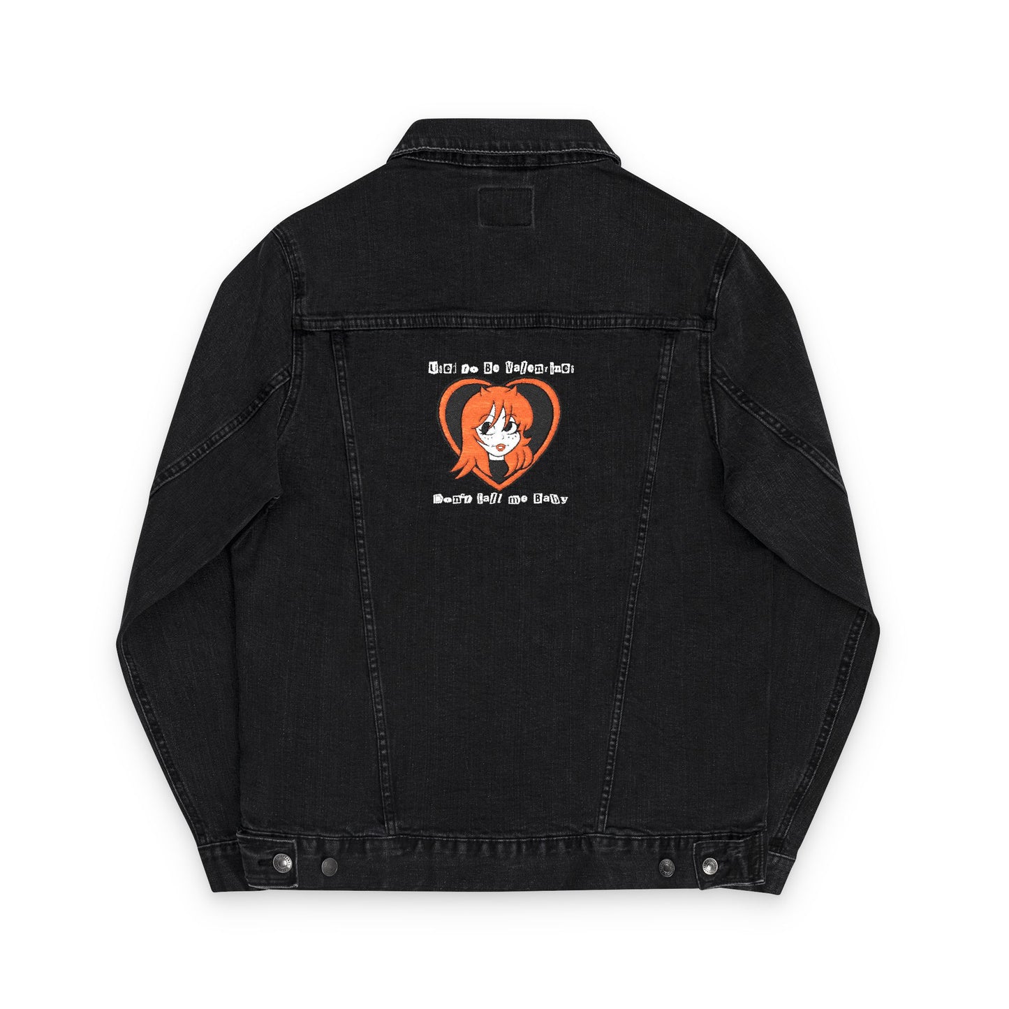 Embroidered Unisex Denim Jacket, Casual Outerwear, Street Style Jacket, Gift for Teens, Layering Essential