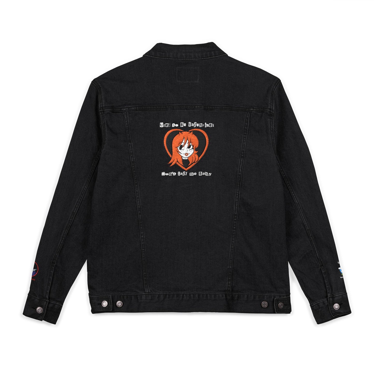 Embroidered Unisex Denim Jacket, Casual Outerwear, Street Style Jacket, Gift for Teens, Layering Essential