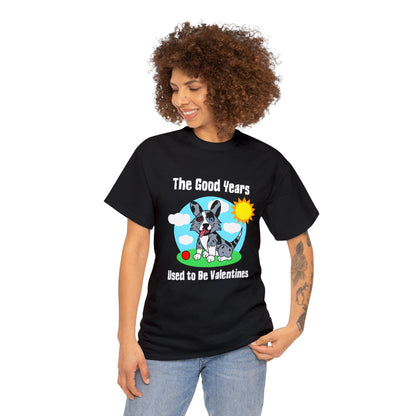 USED TO BE VALENTINES THE GOOD YEARS T-SHIRT