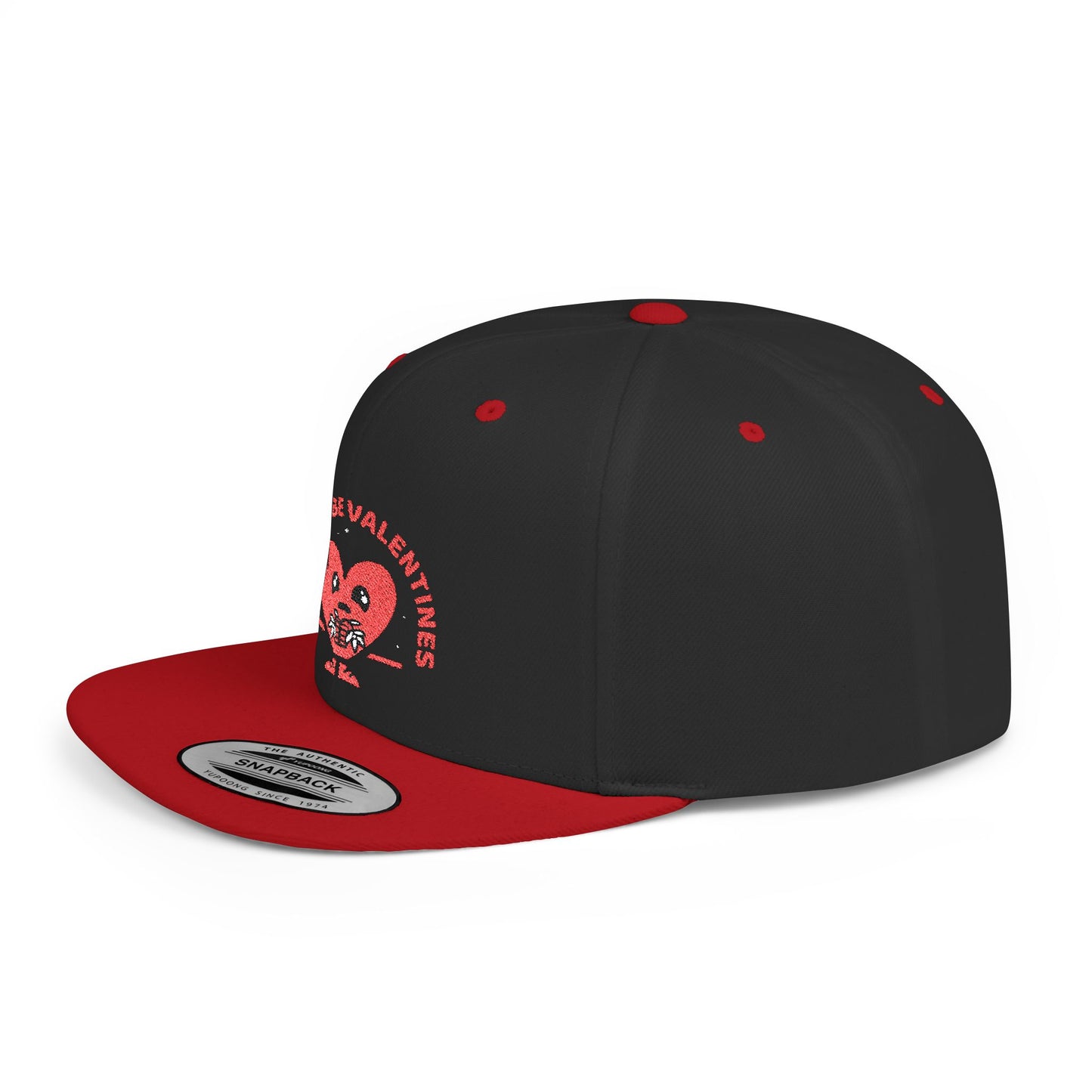 Used to be Valentines Happy the Heart Flat Bill Snapback Hat